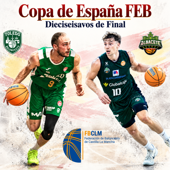 Caen Toledo y Albacete en Copa España FEB